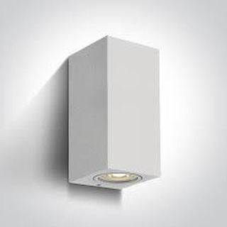 ONE LIGHT - Aplique Saliente para Lampada GU10 2X7W Branco