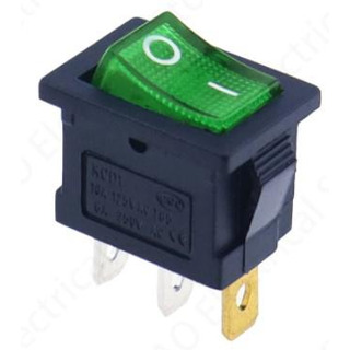 Mini Interruptor Painel RS22-B Luminoso Verde 09010203
