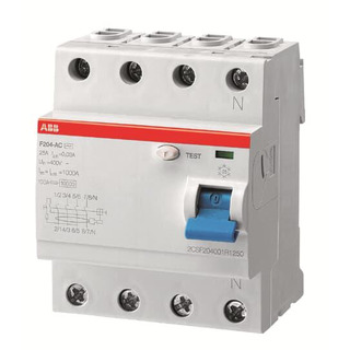 F204AS-40/0.5 Interruptor Diferencial 4P 40A 500mA Tipo A Seletivo