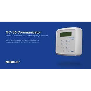 CONTERA - Comunicador GSM 6 Entradas/Saidas 12/24Vdc com Backup Saliente Branco GC-36 NIBBLE