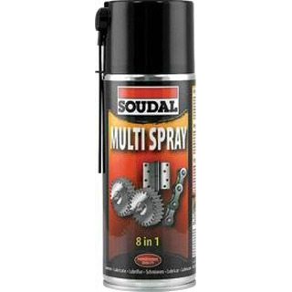 Soudal - Multi Spray Lubrificante Universal 8 Acções 400ml