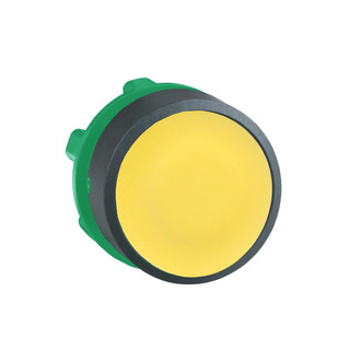 Cabeça De Botão Pressão Amarelo Para Furo 22mm ZB5AA5