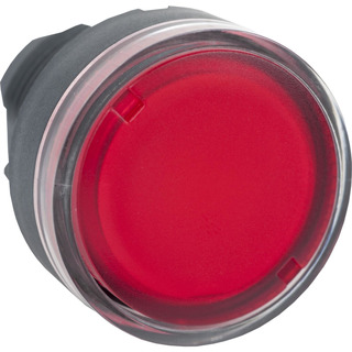 Schneider - Cabeça De Botão Luminoso Para Lâmpada BA9S Vermelho ZB5AW34