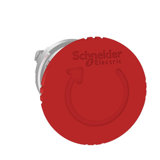 Schneider - Cabeça de Cogumelo Com Encravamento 40mm Para Furo 22mm ZB4BS844
