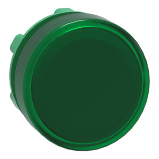 Cabeça de Sinalização Verde Para Led Para Furo 22mm ZB5AV033