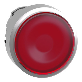 Schneider - Cabeça Para Botão Luminoso Vermelho Com Retenção Para Furo 22mm ZB4BH043