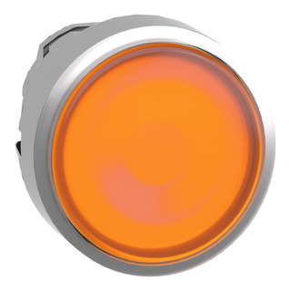 Cabeça Para Botão Luminoso Amarelo Com Retenção Para Furo 22mm ZB4BH053